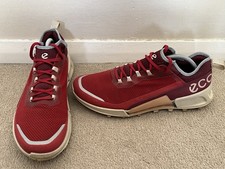 Ecco Biom 2.1 X Country Red Womens Walking Shoes UK 6.5 - 7 Trail Running Hiking