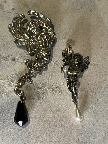 Vintage pair ornate - a,
