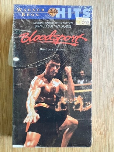 Sealed bloodsport vhs 1988 - sealed:,