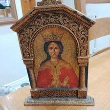 VINTAGE GREEK ORTHODOX CHRISTIANITY ST BARBERA LARGE 