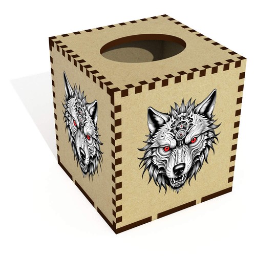 Square biomechanical wolf - 'biomechanical,