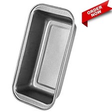 Chef Aid Non-Stick 2lb Loaf Tin, 900g Rectangular Bread pan, 25.3cm x 13cm x