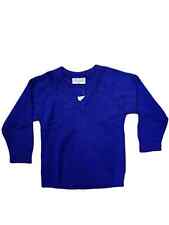 KIDS/BOYS/GIRLS V-NECK KNIT KNITTED JUMPER SCHOOL UNIFORM UNISEX
