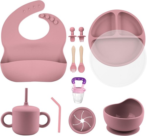 Silicone baby feeding set - silicone,