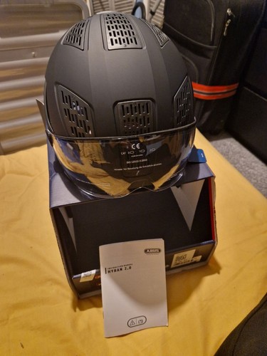 Bike helmet with visor abus - bike,