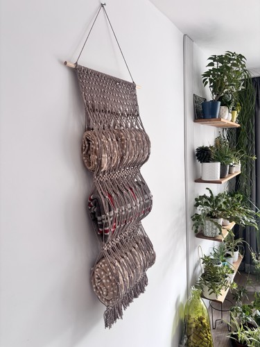 Handmade macrame wall - handmade, blanket