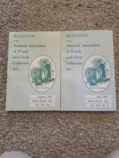 Vintage 1983 NAWCC Bulletins