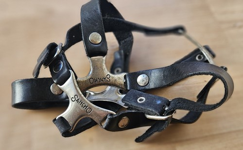 Sancho black leather vintage - black,