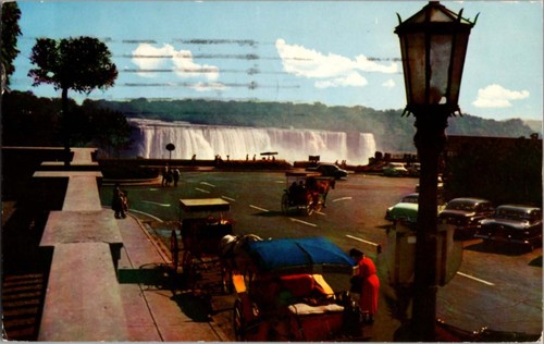 Niagara falls postcard - falls,
