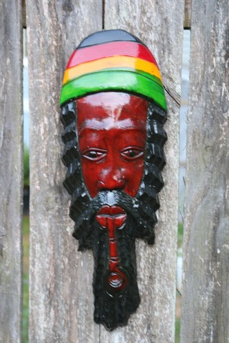 Vintage jamaican wood carving - wood,
