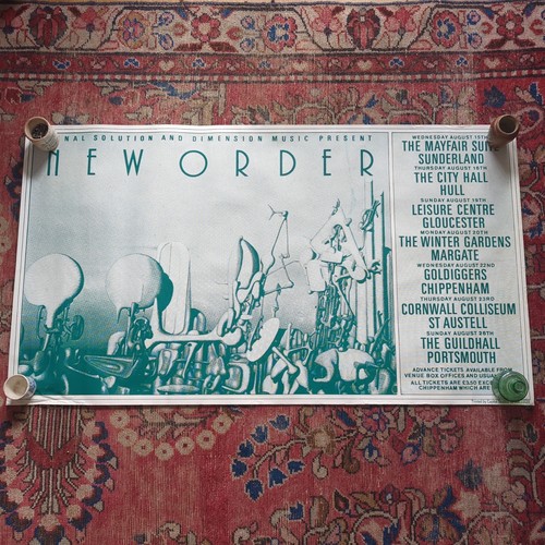 New order 1984 tour gig - new,