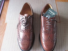 New barbour brown - brogues, size