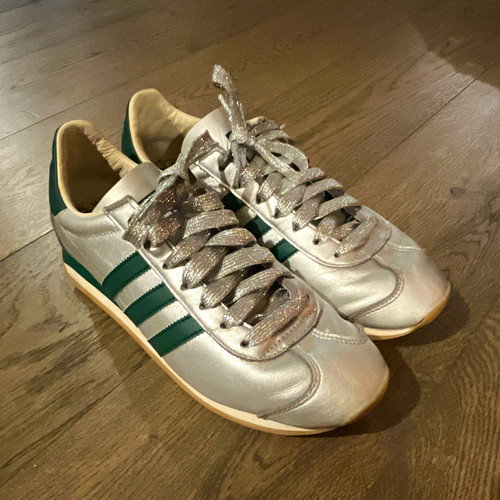Adidas silver green - adidas, silver/green