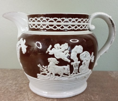 Antique victorian jug with - jug,