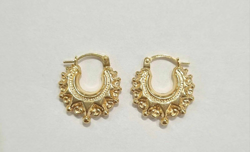 Creole earrings 9ct - gold, baby