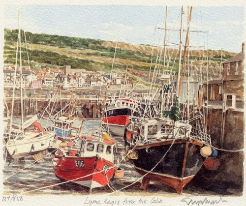 Lyme regis from - regis, the