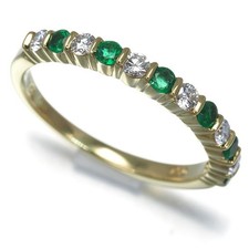 Auth Tiffany&Co. Ring Emerald