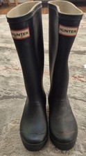 Hunter Wellies Navy Blue Original Classic Style UK 3