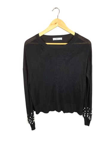 Zara knit black - zara,