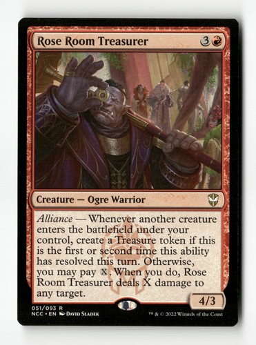 Rose room treasurer - rose, r