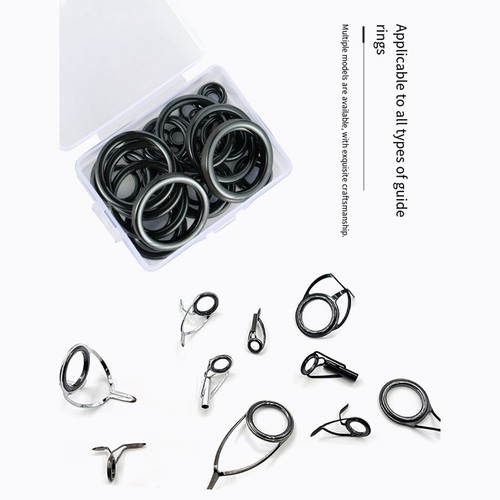 Fishing rod guide - ring, set