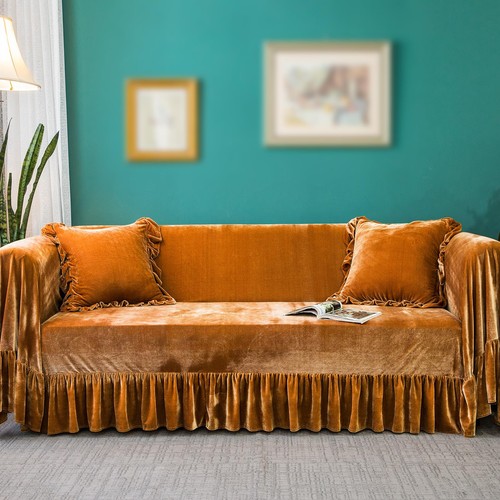 Velvet sofa cover - velvet, soft