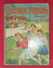 1946 The School Friend Annual Vintage Childrens Book Published By Fleetway Good