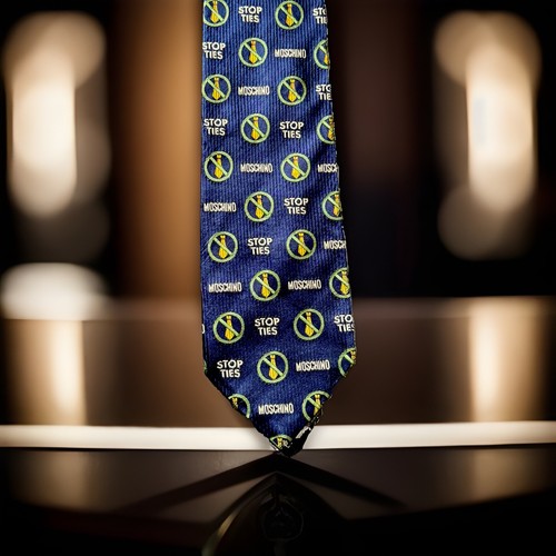 Moschino stop ties rare - ~stop,