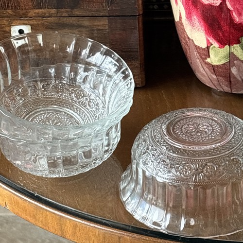 Set vintage glass dainty - set,