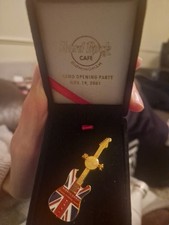 Hard Rock Cafe Birmingham UK Opening Pin Badge 2001