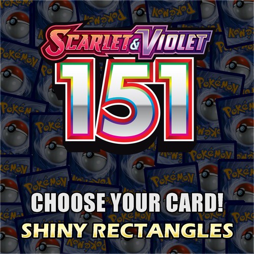 Pokemon 151 cards - reverse, holo