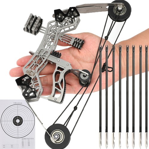Mini compound bow - 10", kit