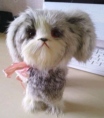 Vintage rabbit fur pekingnese - vintage,