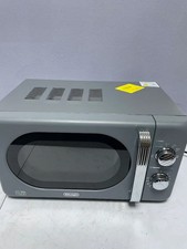 De'Longhi Argento Flora 800W Standard Microwave Oven 20L Grey Customer Return