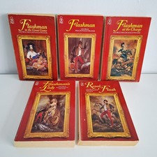 Flashman Paperback Books x 5 George MacDonald Fraser Bundle Pan