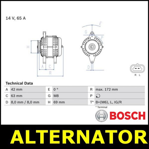 Alternator fits daewoo matiz - fits,