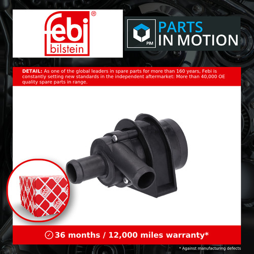 Water pump for parking - pump, heater