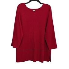 Chico's Mesh Hem Tunic Top