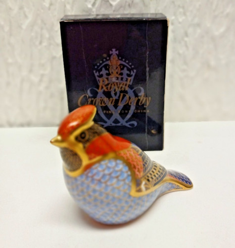 Royal crown derby waxwing - derby,