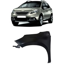 Fits Peugeot 2008 2013-2020 Front Wing Primed No Wheel Arch Moulding Left Side