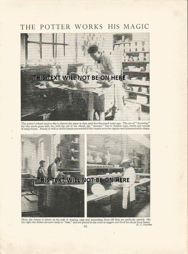 The potter works - the,