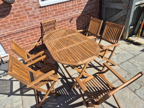Wooden garden set seater - 7,