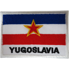 Yugoslavia Flag Patch Iron Sew