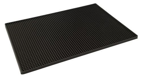 Rubber bar mat 12 black - 12",