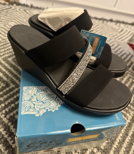 Skechers cali luxe foam wedge - foam,