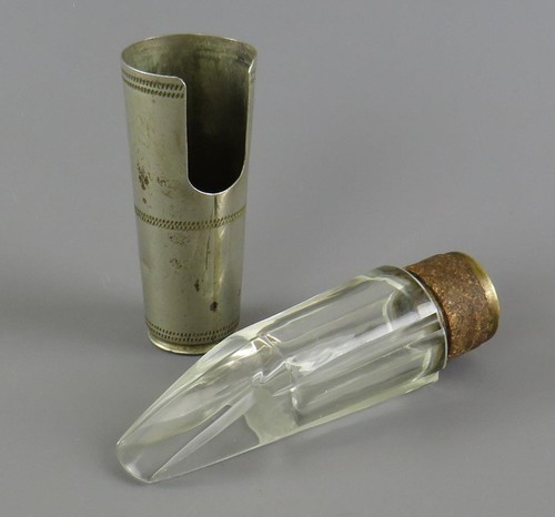 Vintage crystal glass clarinet - vintage,