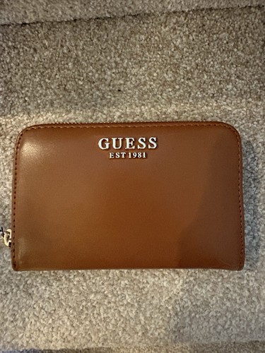 Brown guess purse faux leather - purse,