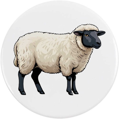 Suffolk sheep button lapel - 'suffolk, sheep'