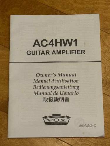 Vox ac4hw1 guitar - vox, amplifier