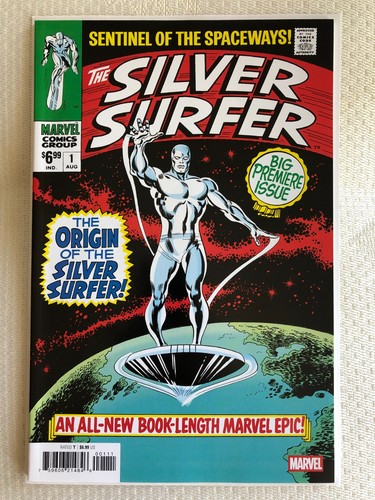 Silver surfer facsimile - silver,